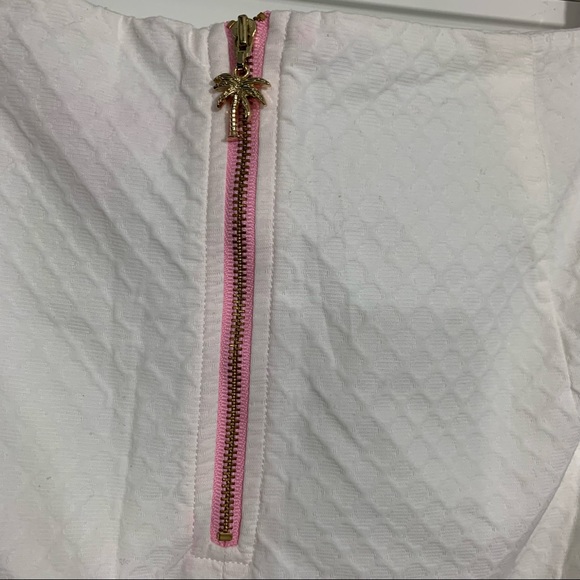Lilly Pulitzer Tate Skirt Resort White Seeing Pink Elephants Size 6 - Picture 4 of 8